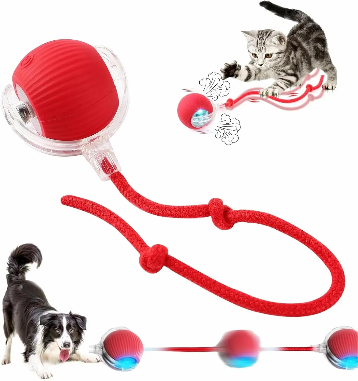 Hot intelligent interactive cat ball long-lasting and durable
