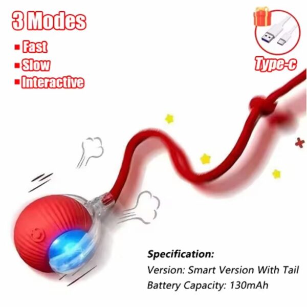 Hot intelligent interactive cat ball long-lasting and durable