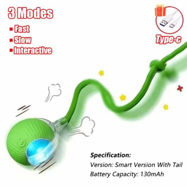 Hot intelligent interactive cat ball long-lasting and durable