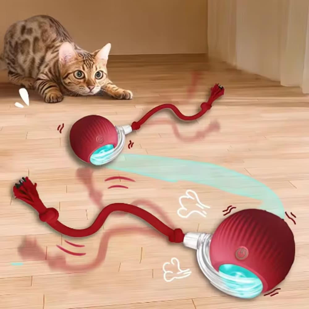 Hot intelligent interactive cat ball long-lasting and durable