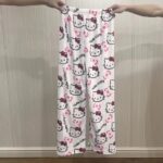 Y2K Hello Kitty pajamas anime women's pajamas Cartoon Fashion Home Sleepwear Trousers Leisure Home Clothing Winter Trouser