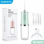 Portable Smart Electric Oral Irrigator 4 Jets 3 Modes USB Rechargeable teeth cleaner
