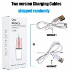 Portable Smart Electric Oral Irrigator 4 Jets 3 Modes USB Rechargeable teeth cleaner