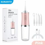 Portable Smart Electric Oral Irrigator 4 Jets 3 Modes USB Rechargeable teeth cleaner