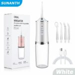 Portable Smart Electric Oral Irrigator 4 Jets 3 Modes USB Rechargeable teeth cleaner