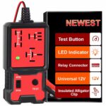 Universal 12V Car Battery Checker Automotive Electronic Relay Tester LED Indicator Light Voltage Tester