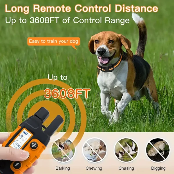 3300Ft Electric Dog Training Collar Remote Contro