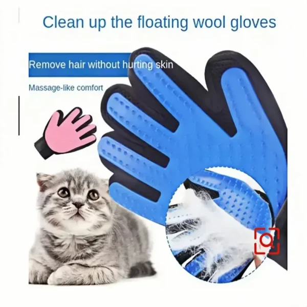 Pet Hair Glove Comb Pet Dog Cat Grooming Cleaning Glove Deshedding Hair remover