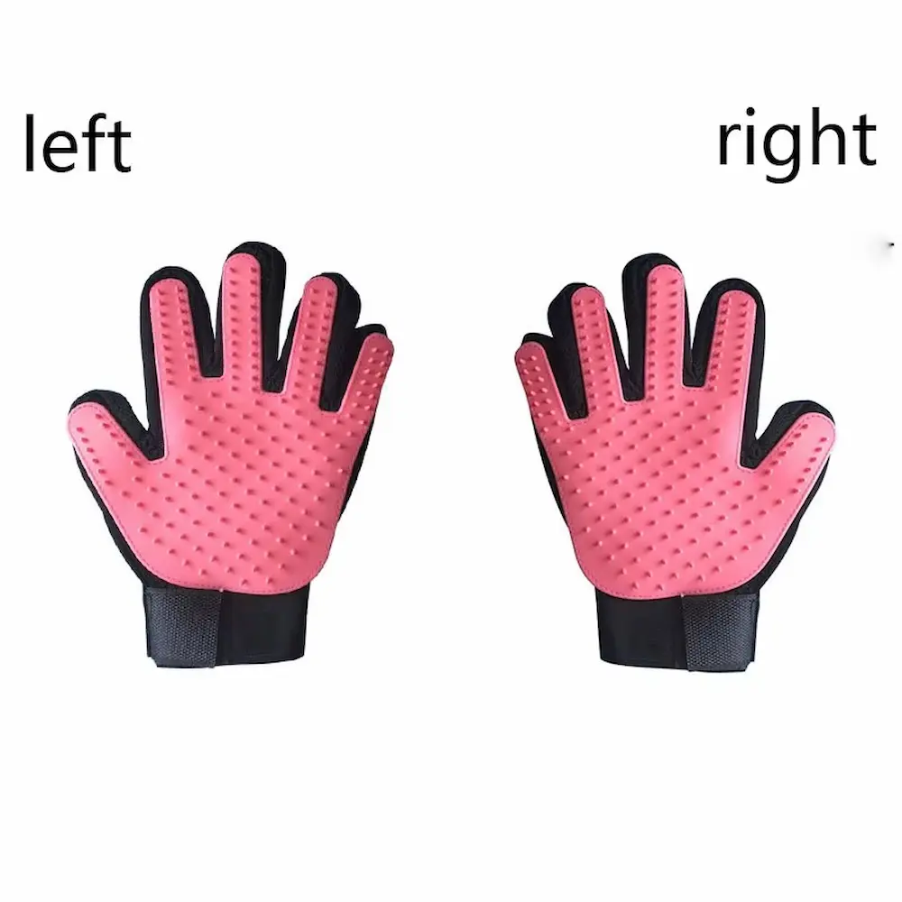 Pet Hair Glove Comb Pet Dog Cat Grooming Cleaning Glove Deshedding Hair remover