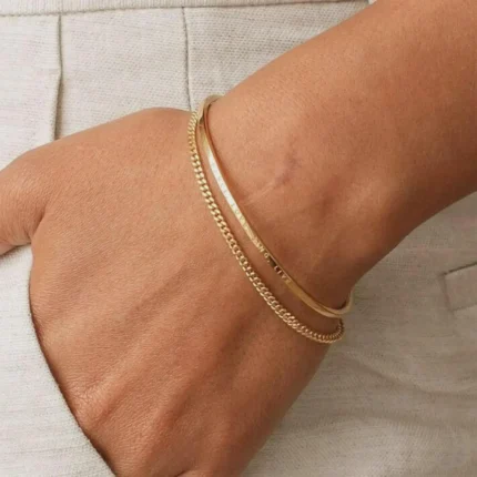 Engraved Affirmation Cuff Bracelet Personalized - Custom Message Jewelry - Personalized Gift for Her