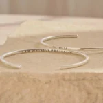 Engraved Affirmation Cuff Bracelet Personalized - Custom Message Jewelry - Personalized Gift for Her