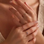 Personalized Baguette Birthstone Ring – 18K Gold Plated
