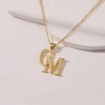 Double Initial Necklace – Personalized Couple Letter & Custom Logo Necklace - Image 11