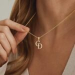 Double Initial Necklace – Personalized Couple Letter & Custom Logo Necklace